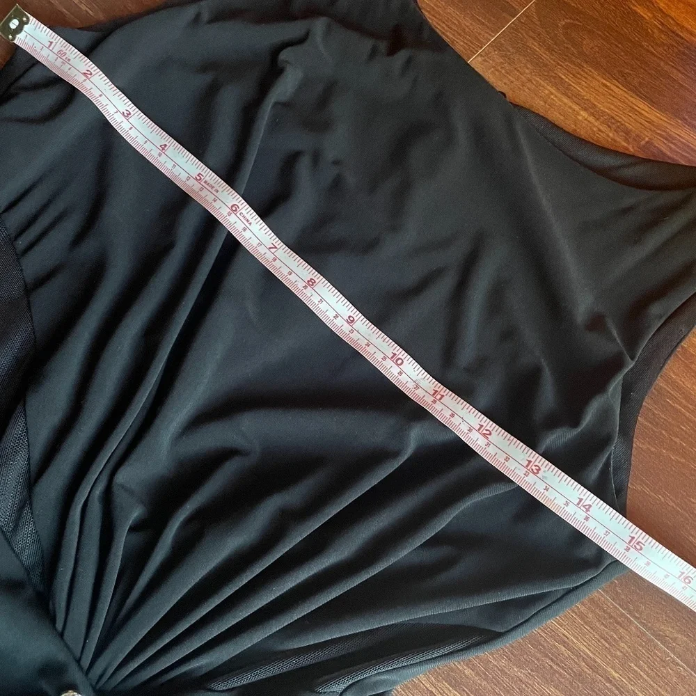 MARINA Sleeveless Black Dress size 6 - Picture 9 of 9